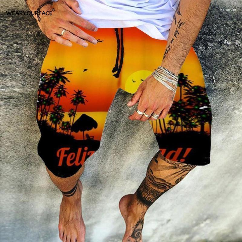 

Men's Shorts Sunset Tribal Totem Summer 3D All Over Printed Beach Design Basketball Short Gym Casual Men Unisex Home Cargo ShortsMen's, A2