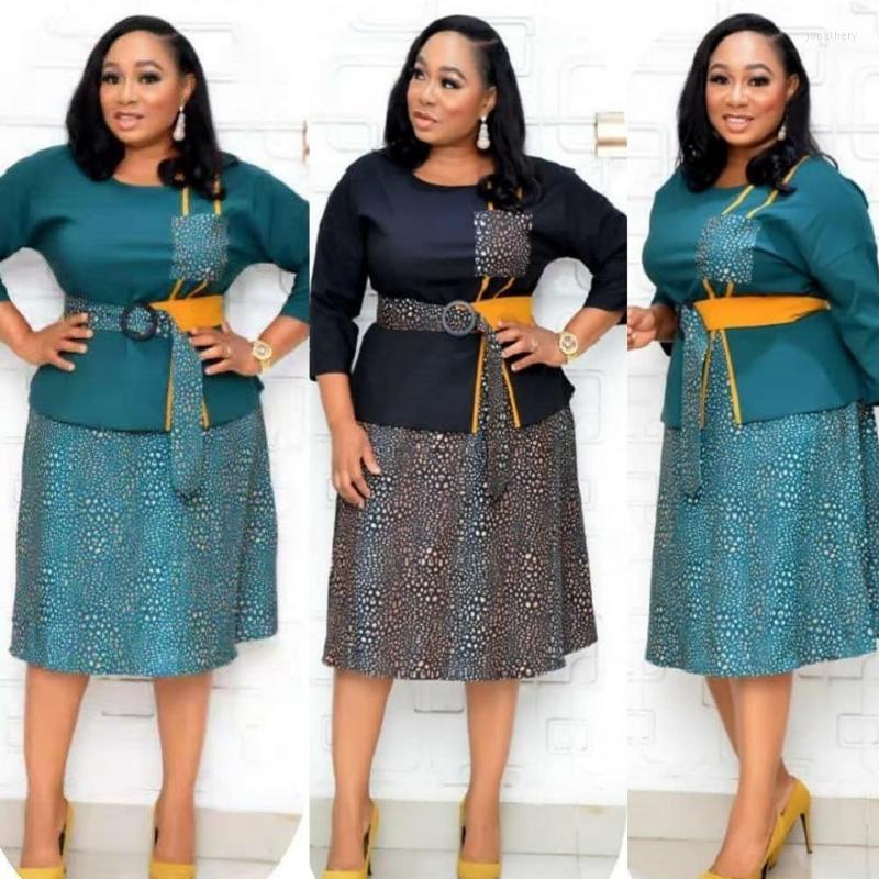 

Plus Size Dresses 2XL-6XL Women's Clothing Pencil 2022 Casual Slim Patchwork Color Midi Elegant Sexy Office Lady Dress Jona22, Black