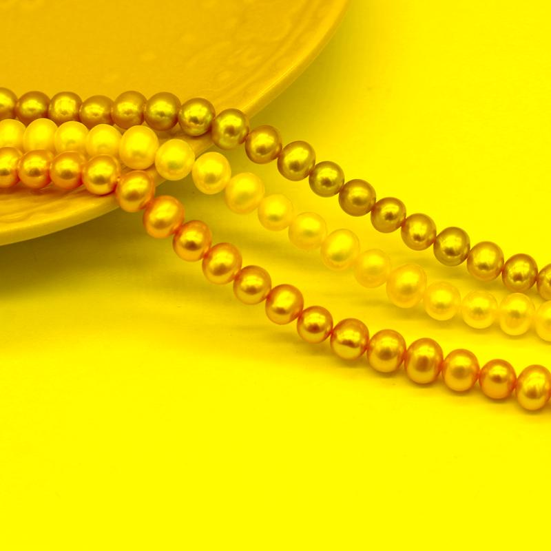 Autres vraies perles de perles d'eau douce naturelles rondes exquises perles en vrac perle pour bricolage bracelet à breloques collier bijoux acc