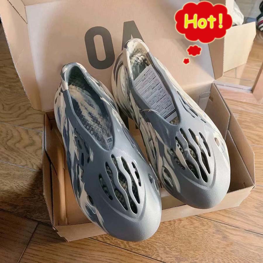 

2022 top quality Designer slipper men women sandal Triple Black White Resin pattern slippers Foam Runner mens womens west slipper slides slider, #3