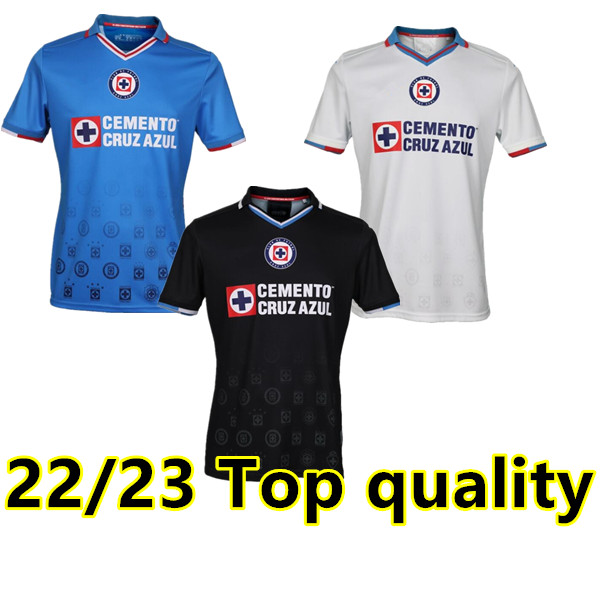 

Liga MX CAMPEONES 2022 2023 Cruz Azul Soccer Jerseys RODRIGUEZ PINEDA ANGULO ALVARADO ROMO home away 3rd 22 23 football men women kids shirt, 22/23 home