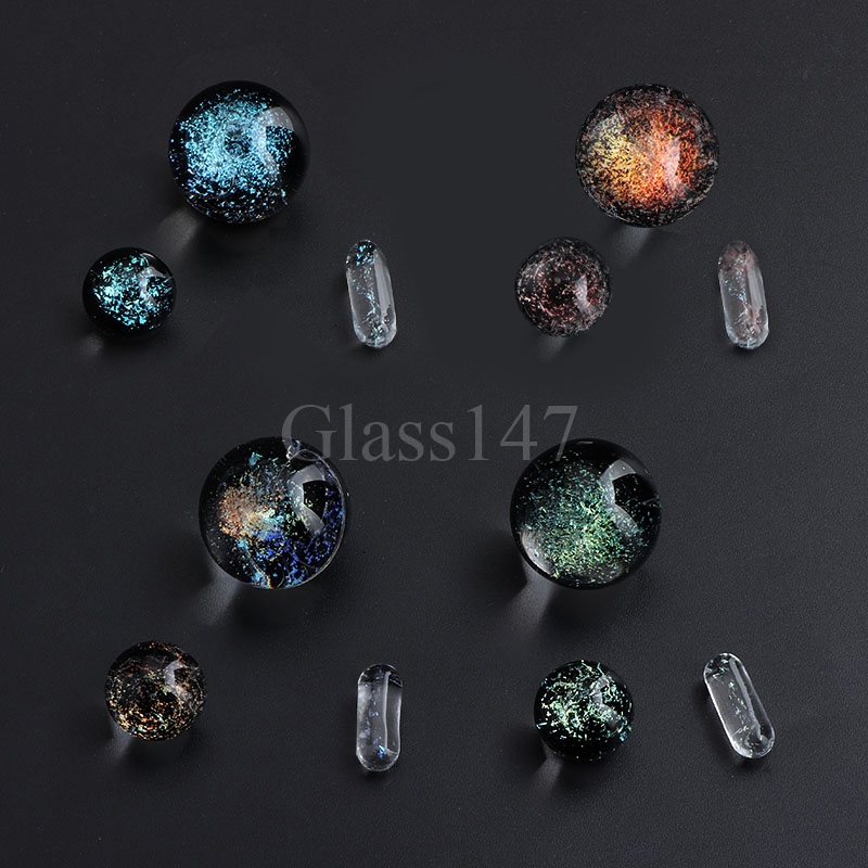 

Smoking Dichro Glass Terp Pearl with 2pcs Pearls 1pc Pill for Terp Slurpers Quartz Banger Water Bongs Dab Rigs Pipe