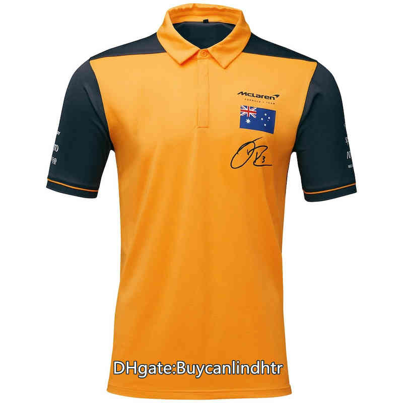 

F1 Team Polo Shirt 2021 New Lapel Men's Quick-drying Short Sleeve Breathable