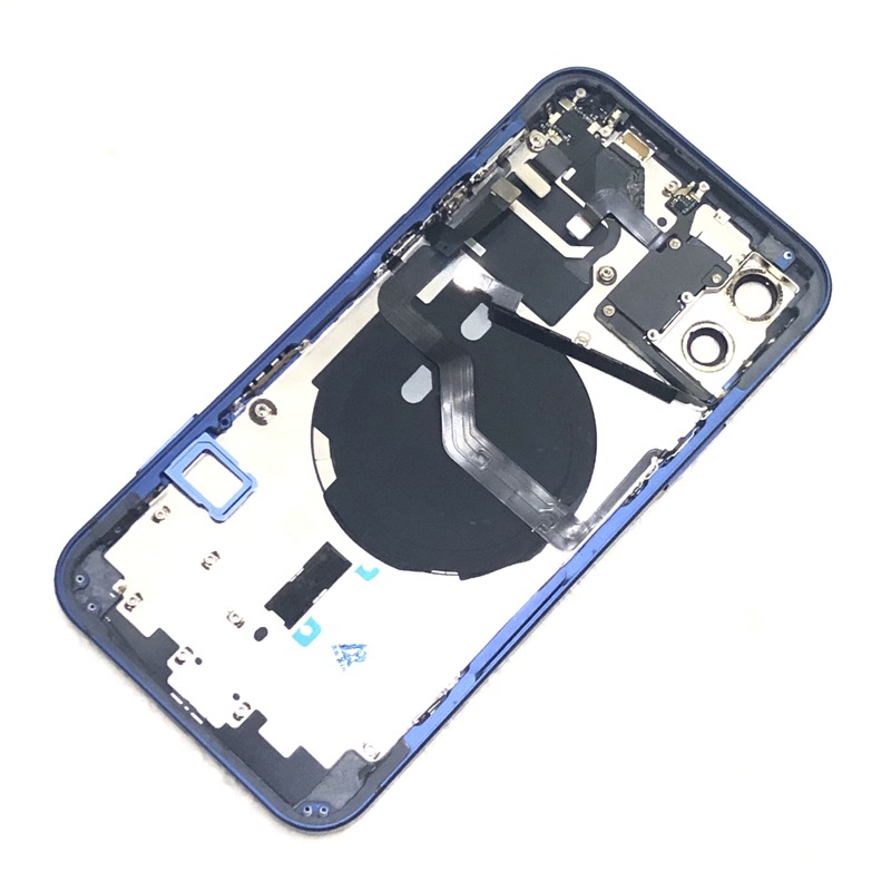 

Cell Phone Housings Compatible For iphone 12 Integrated Phone House Back Glass Housing Covers Assembly Replacement With Camera Lens and Little Parts Installation