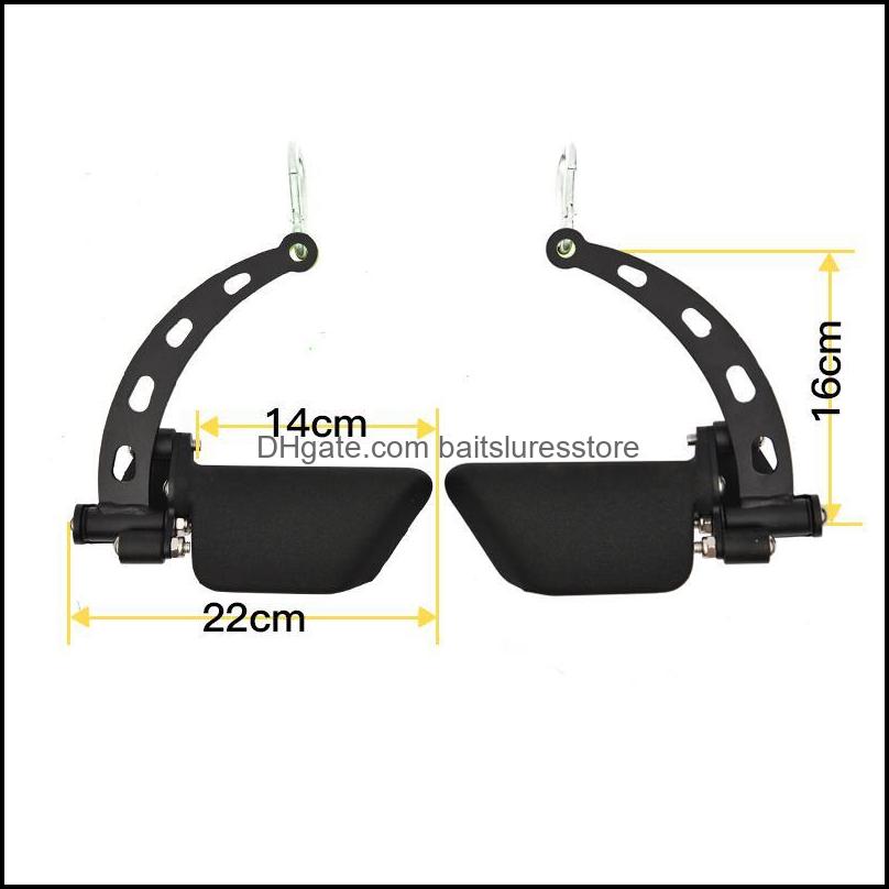 

Fitness Lat Pl Down Bar Gym Pley Hine Attachment Rowing Workout T-Bar V-Bar High Low Biceps Triceps Training Handle Drop Delivery 2021 Acces