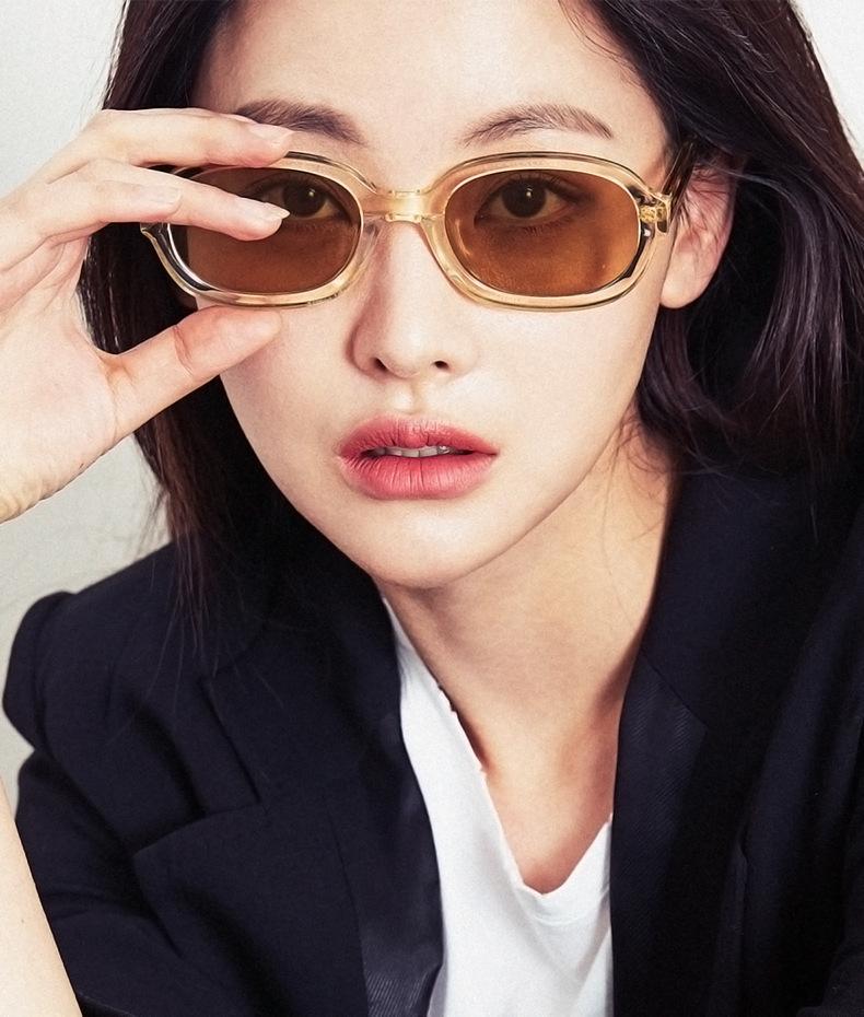 

Sunglasses Small Frame Candy-colored Women Vintage Square Sun Glasses Ladies Sexy Orange Eyewear Retro Eyeglasses Anti-UV Glasse
