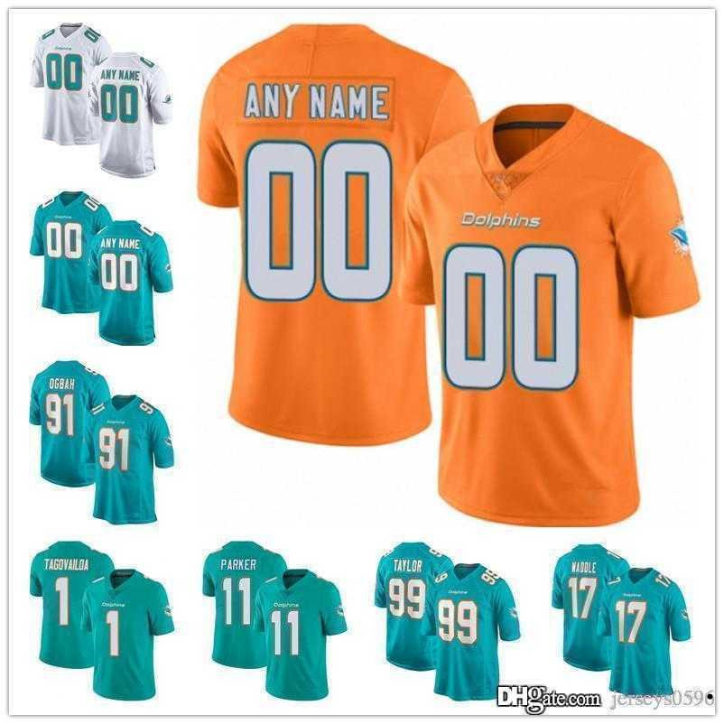 

10 Tyreek Hill custom men women youth Miami''Dolphins''jersey 13 Dan Marino 11 DeVante Parker 1 Tua Tagovailoa 17 Jaylen Waddle Football Jerseys, Color