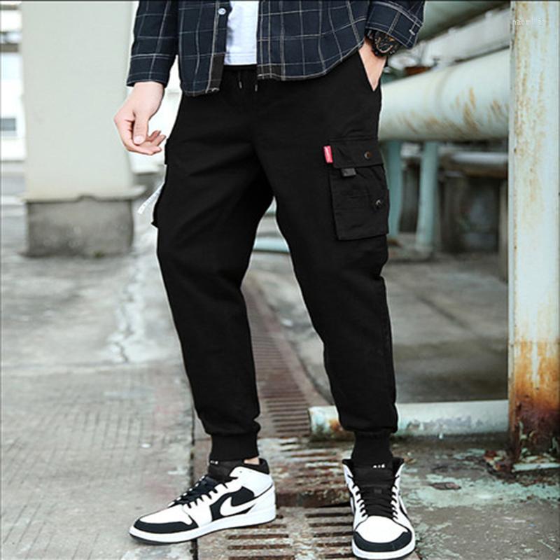 

Men' Pants Men Casual Cargo Four Seasons Fashion Chic Koreean Pockets Loose Harem 97% Cotton High Quality Jogger MenMen' Naom22, Army