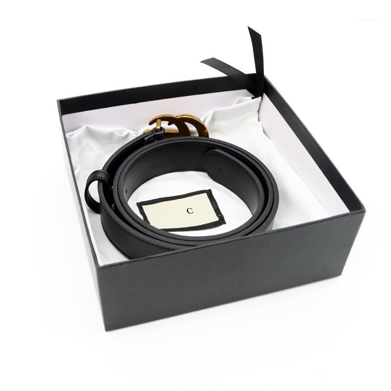 

Designer Belts For Women And Men Classic Black Two-layer Scalp Letter G With Box Logo Metal Pin Buckle Elegant Vintage Belt, With box and bag