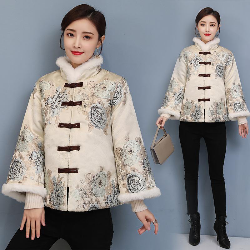 

Ethnic Clothing Chinese Style Women Cheongsam Qipao Tops Dress Lady Ancien Asian Traditional Retro Hanfu Oriental Fashion Jackets CoatsEthni