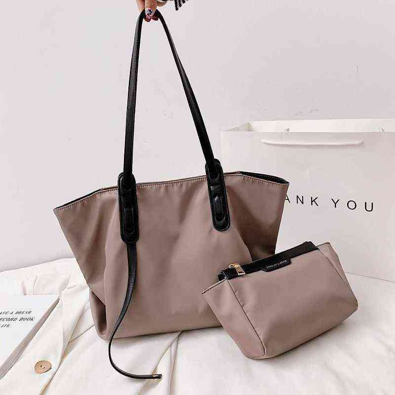 

Factory Online Export Designer Bags Tote Small Ck New Fashion Cloth Large Capacity One Shoulder for Women, Black