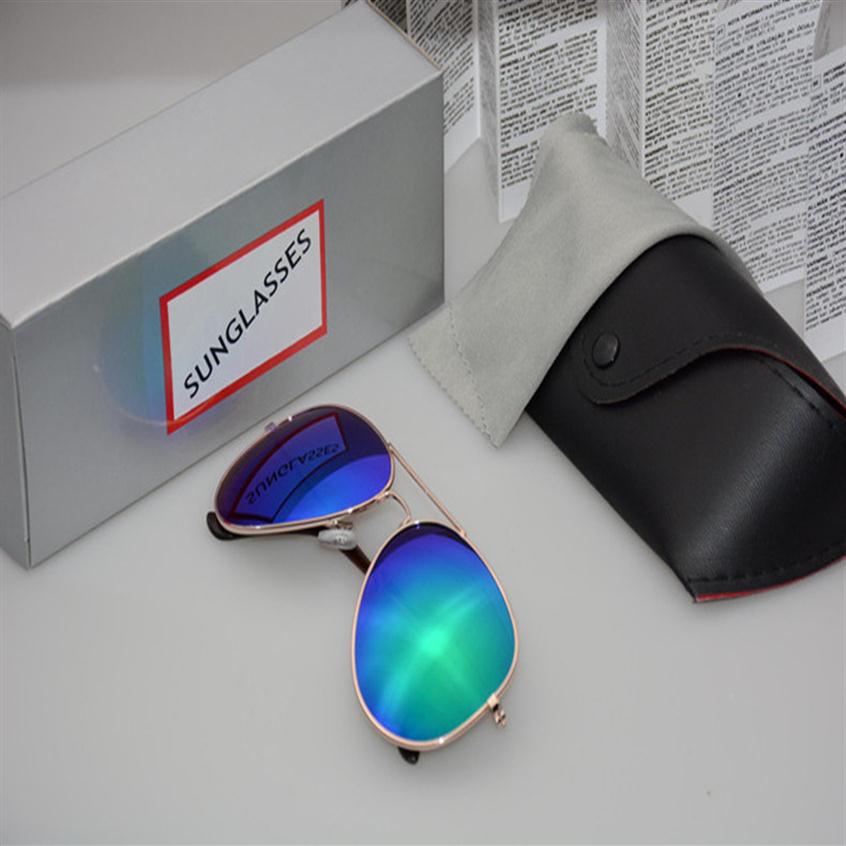 High quality Brand Designer Fashion Mirror Men Women Polit Polarized Sunglasses UV400 Vintage Sport Sun glasses New arrival246I