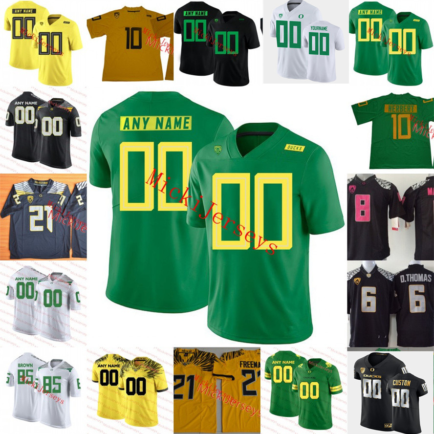 

NCAA Custom Oregon Ducks Football Jersey 47 Mase Funa 12 DJ Johnson 72 Bram Walden 4 Mycah Pittman 13 Bryan Addison 21 Keith Brown 28 Avante Dickerson 7 Steve Stephens IV, White limited
