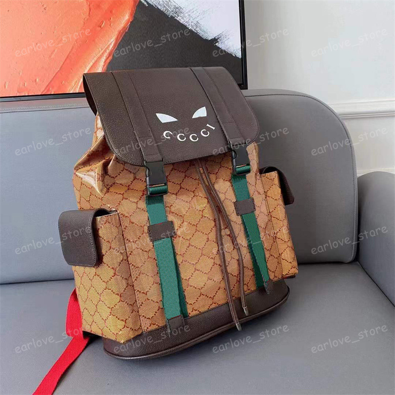 

Classic Leather Backpack Luxury Designer Totes Handbag Womens Men Schoolbag Fashion Jumbo Double Letter Knapsack Lady Travel Outdoor Bag, As pics