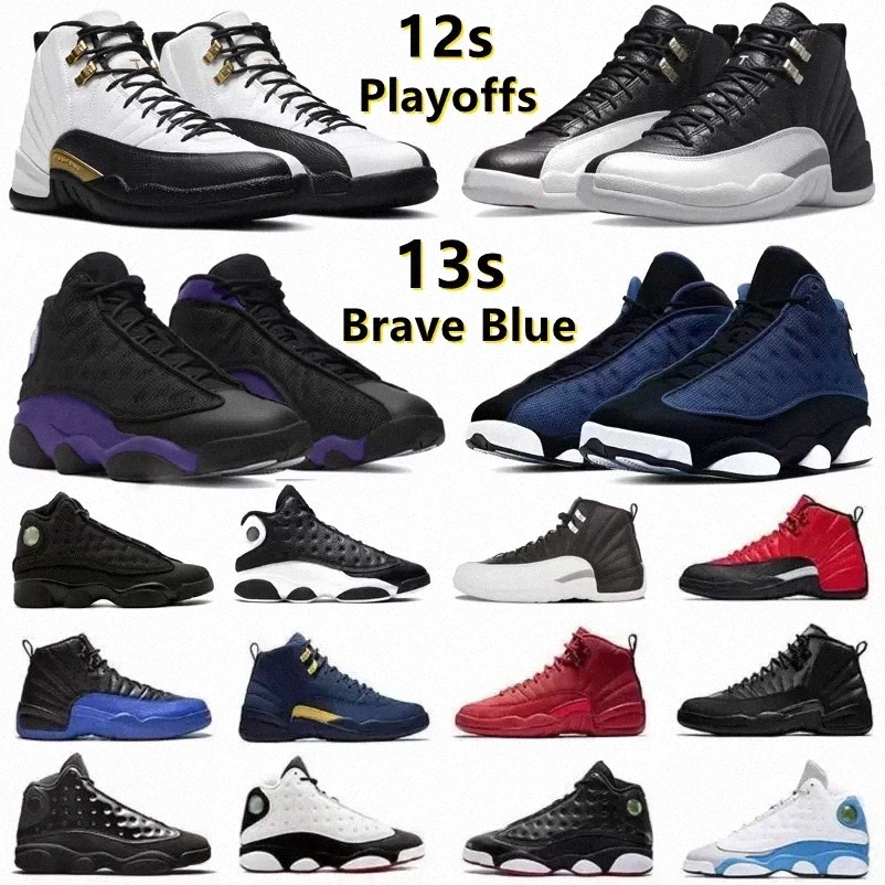 

Boots Jumpman 12 Playoffs 13 Brave Blue men Basketball Shoes 13s Del Sol Court Purple Obsidian Royal 12s Reverse Flu Game Royalty Utility mens trainers Sports U9xY#, 24