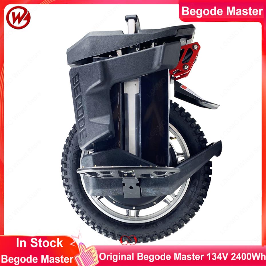 

Newest Begode Master 134V 2400wh Battery 3500W Motor Electric Balance Wheel Smart Powerful C38 Off-road Tire Master EUC229Y