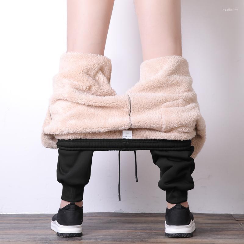 

Men's Pants Cashmere Men Plus Size Thicken Sweatpants Winter Men's Fleece Warm Trousers Male Wool Casual Pant Mens Sports JoggesMen's He, 1965