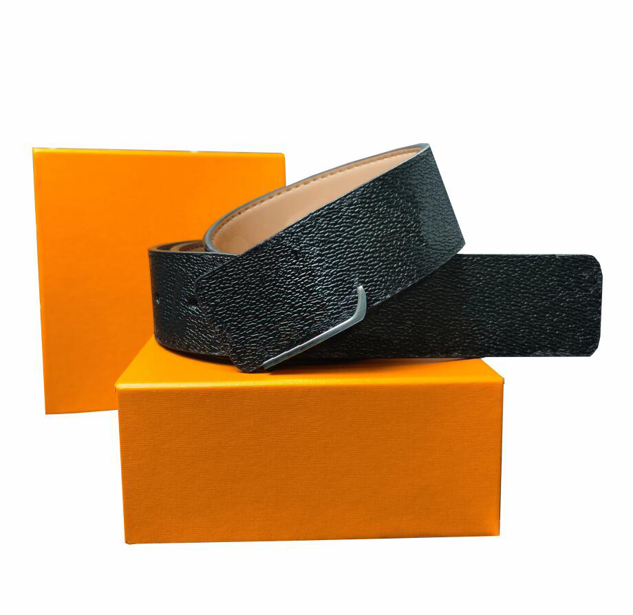 

Designer Mens Woman Belts Classic Smooth Buckle 3.8cm Genuine Leather Belt Highly Quality Come with Gift Box, With box