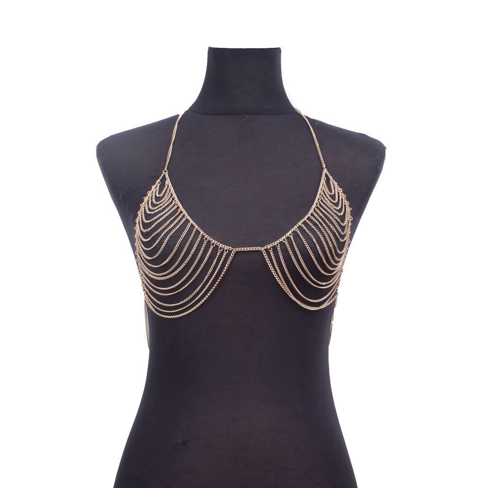 

Belly Chains Women Waist Jewelry Mesh Body Chain Bra Crystal Body Chain 18 E3