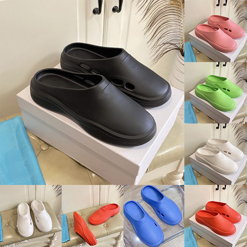 

Foam Rubber Sandal Luxury Designer Sandals Platform Sandals For Women Ladies Summer Slides sandale slide Casual Shoes Beach Slippers Holes Loafers, Shoes box