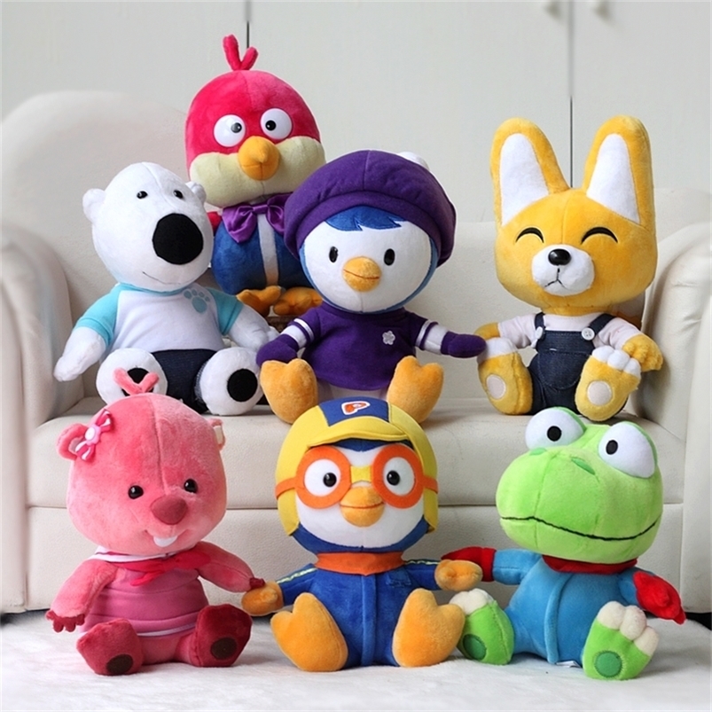 

23cm Little Plush Petty Eddy Crong Loopy Poby Harry Plush Soft Stuffed Animals Toys Doll for Kids Gifts 220601, Dragon crong
