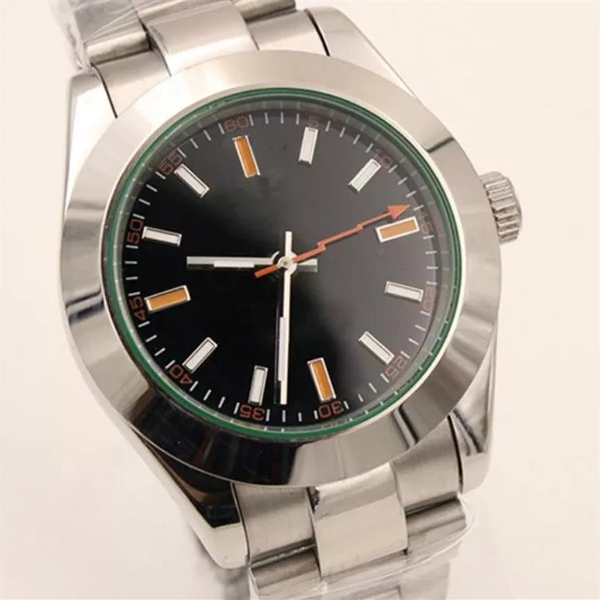 

Luxury Automatic Mens Mechanical Watch Milgausses 126610 2021 New Model Stainless Steel eta2813 Movement Watches Green Dial185W, Make waterproof 50m