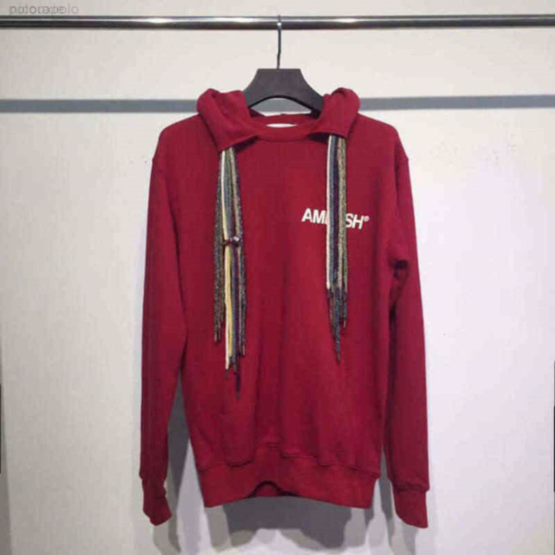 

American High Street Brand Ambush Print Letter Dreadlocks Oversized Hoodie Sweatshirts Jujutsu Kaisen Herenkleding Kawaii, White