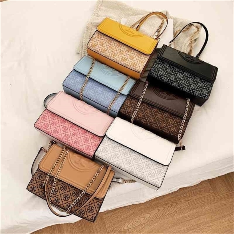 52% OFF 2022 New Trendy Handbags Explosive Models Printed Female Square Ladybags designer bags