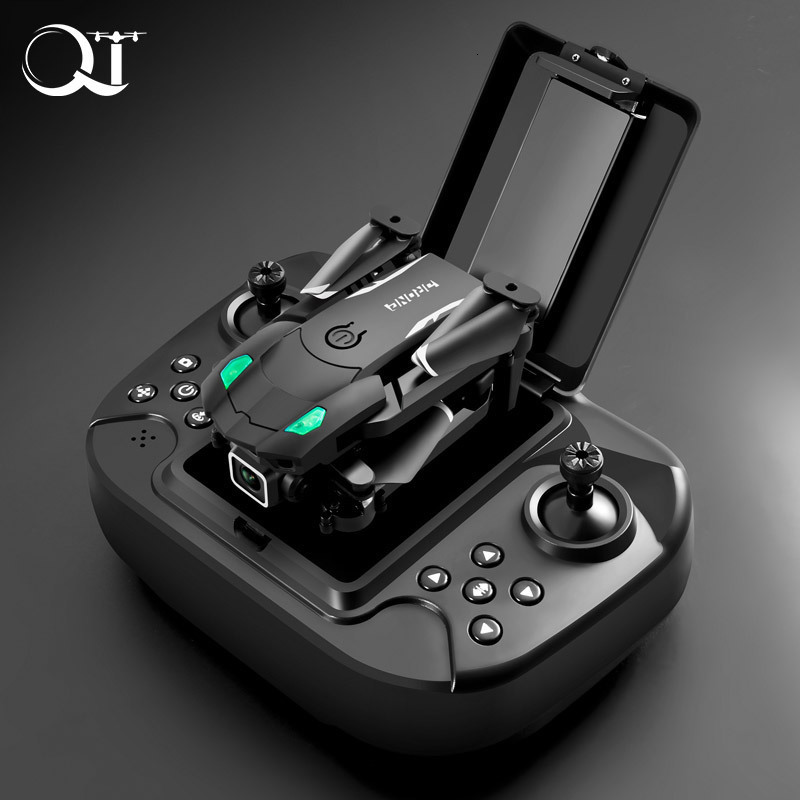 

Intelligent Uav QJ S128 Mini Drone 4K HD Camera Threesided Obstacle Avoidance Air Pressure Fixed Height Professional Foldable Quadcopter Toys 230204, Black nocamera bag