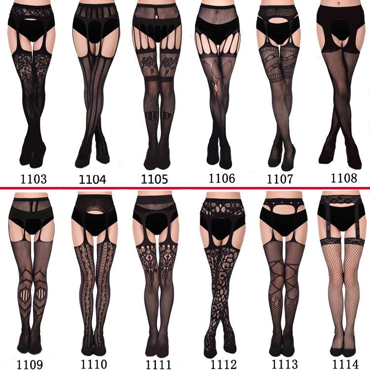 

Socks & Hosiery Women Sexy Stockings Garter Belt Stripe Elastic Lingerie Black Fishnet Stocking Thigh Sheer Tights Pantyhose DropshippSocks, 1188