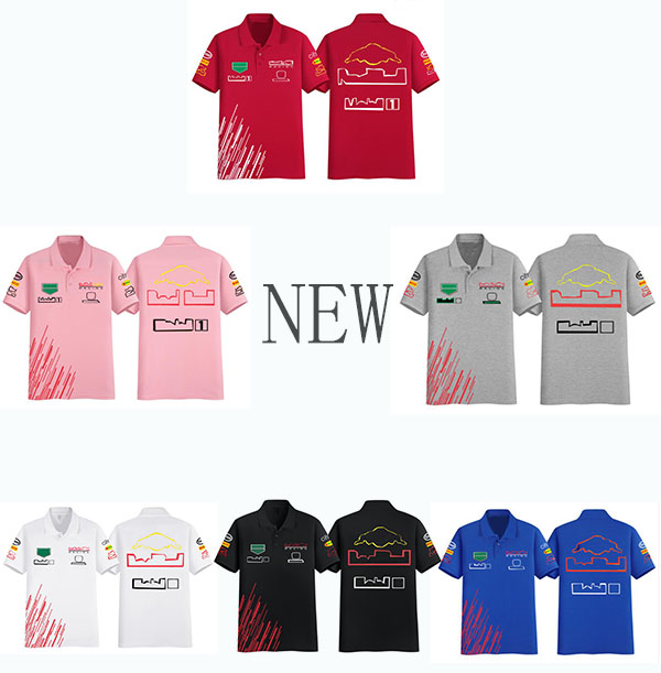 

Summer F1 Formula 1 lapel top 2022 new breathable polo shirt same style customization