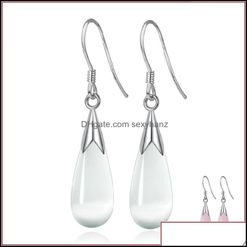 

Dangle Chandelier Earrings Jewelry Sier Drop Crystal For Women Girl Party Fashion - 0019Wh Delivery 2021 Edkxr