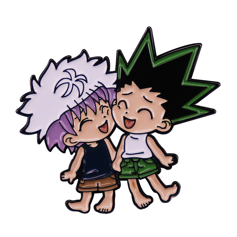 

HUNTER HUNTER Enamel Pins Collect Japan Comic TV Metal Cartoon Brooch Backpack Collar Lapel Badges Women Fashion Jewelry Gifts, As picture