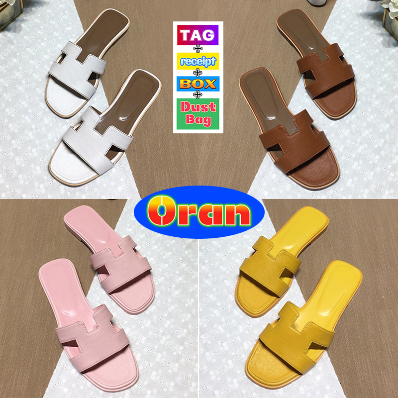 Fashion Paris Oran Sandals Chaussures pour femmes avec OG Box Sac à poussière Glissages Lady Designer Nappa Le cuir bas Brocade Brocade Sandale