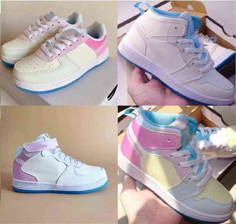 

TD Toddler Low 1s 1 uv Reactive Shoes Sun Hot Cool Discolor Kids Children Boy Girl youth sports skate sneaker size 6C-4Y 22-3726WG, Mid size 26-37