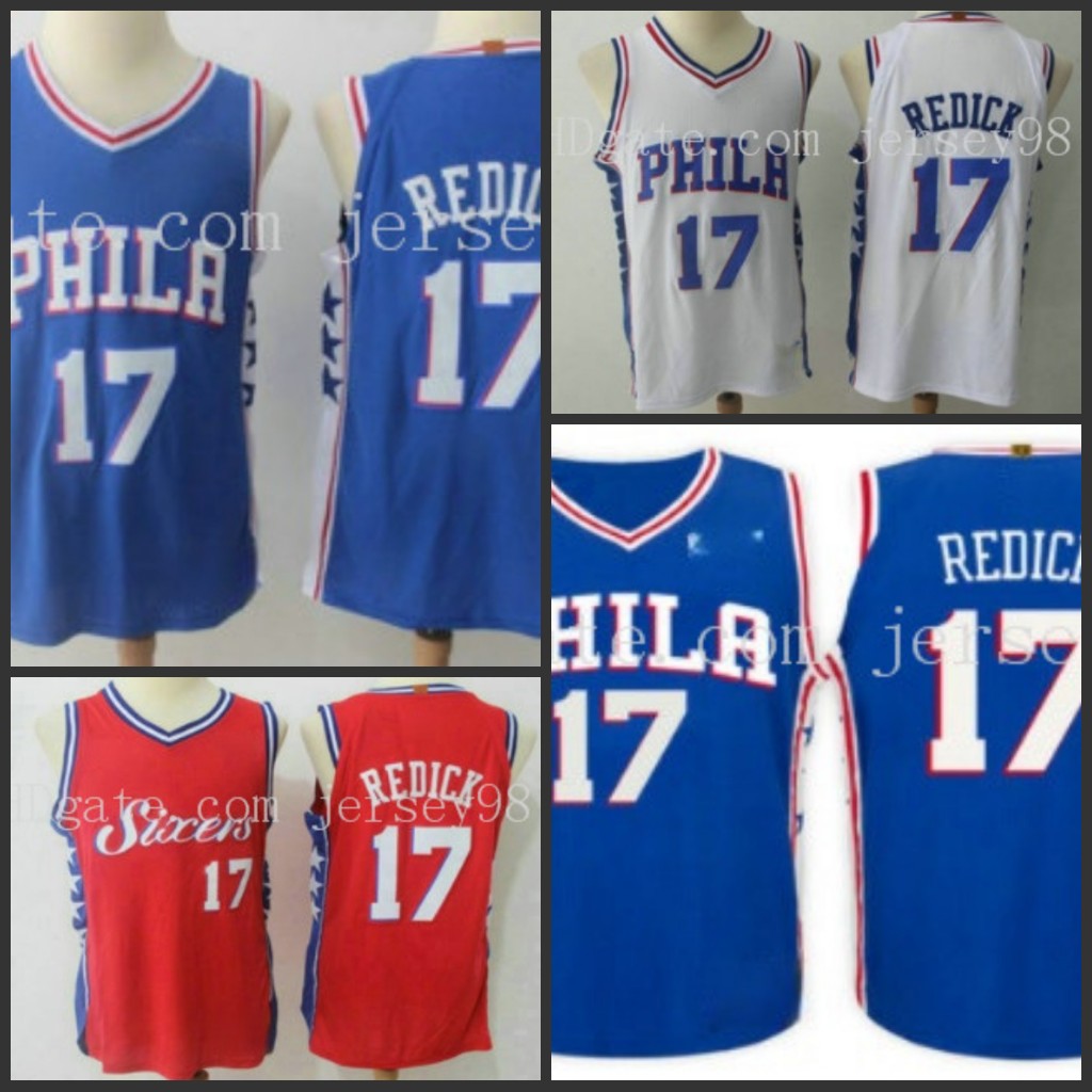 

Philadelphia''76ers''men #17''J.J. Redick men Basketball''Jersey
