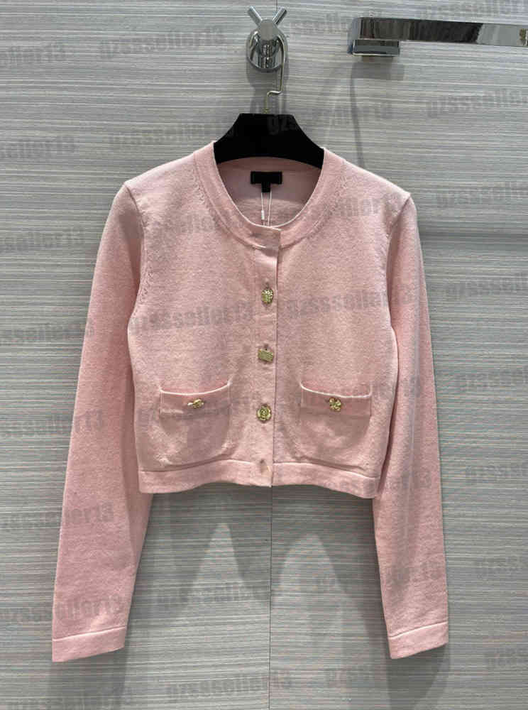 

Womens Designer Jacket Luxury Cardigans Jackets 2022AW CNL Classic Crewneck Button Cardigan Jacket 0912