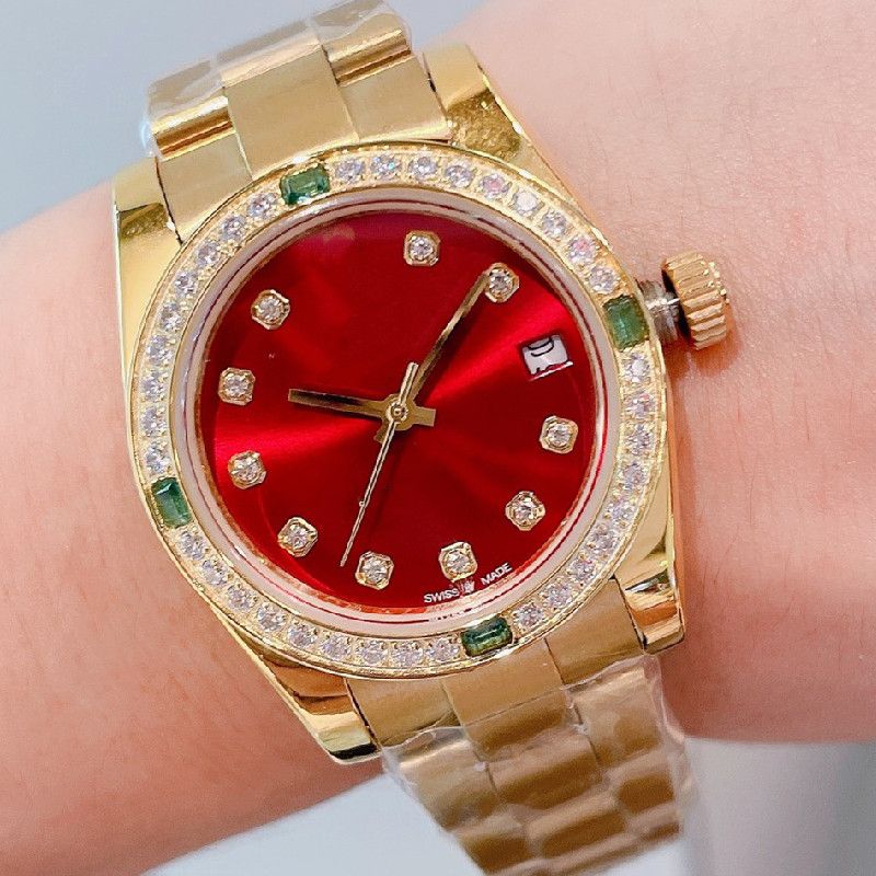 

Fashion women's Elegant Watch 28mm 316 Stainless Steel Strap Sapphire Crystal Oyster Perpetual Designer Watch luxury Watches high quality, 5#
