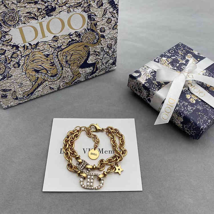 d Di Family New Double Classic2022 Luxury Brand Fashion Design Versatile Ladies Bracelet