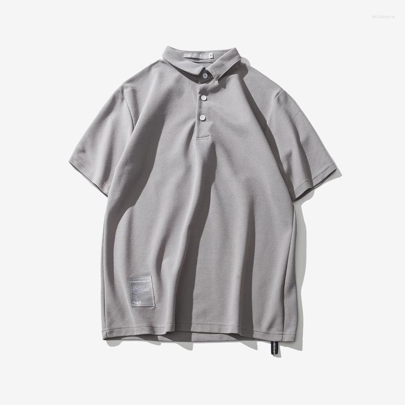 

Men's Polos Summer 2022 Simple Short Sleeve Shirt A Man In Loose Short-sleeved ShirtMen's Men'sMen's Mild22, Gray