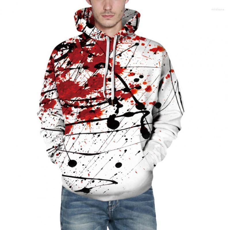 

Men's Hoodies & Sweatshirts Unisex High Street 3D Print Pullover Pocket Wild Artistic His-and-hers Halloween Party Male Hoodie ClothingMen's, Black