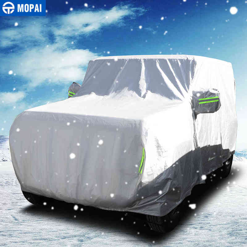 

MOPAI Car Cover for Jimny JB74 Car Body Dustproof Waterproof Cover Sun UV Protect Shield Accessories for Suzuki Jimny 2019+ W220322