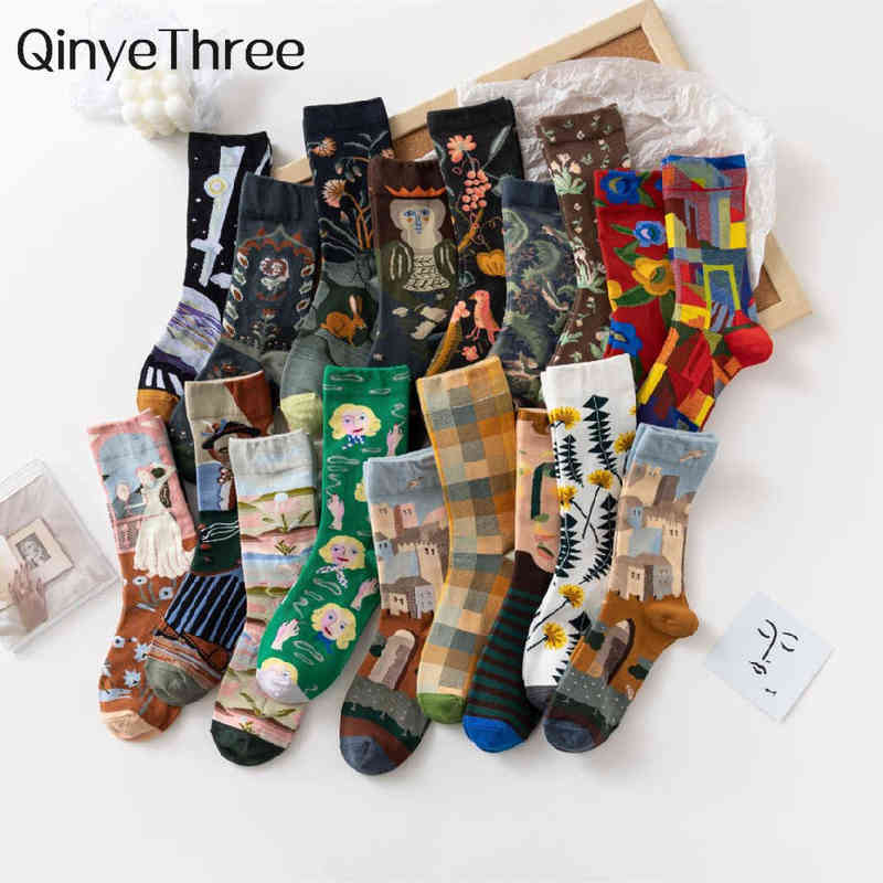 

Nk Hot Designer Sale Colorful Cartoon Creative Fashion Vine Graffiti Novelty Men Women Socks Winter Warm Comfortable Cotton Dropship, Random 1 pair