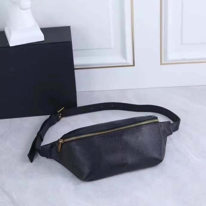 

Luxury brand design men and women's belt bag shoulder bag505671, Black