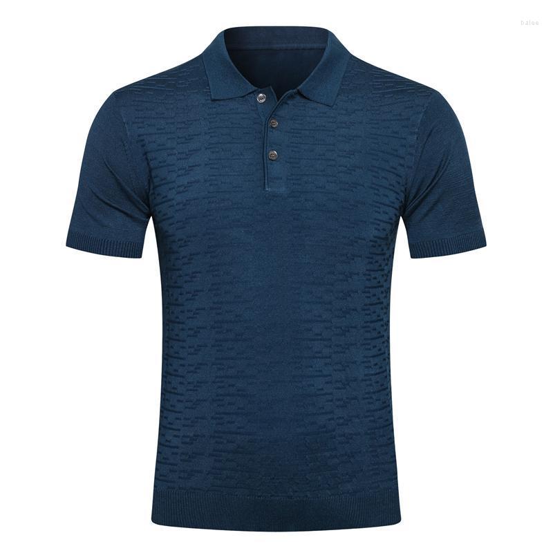 

Men's Polos Shirt Silk Men 2022 Fashion Short Sleeve Thin Button Printing Casual Big Size -5XL Elasticity BreathableMen's Men'sMen's, Black