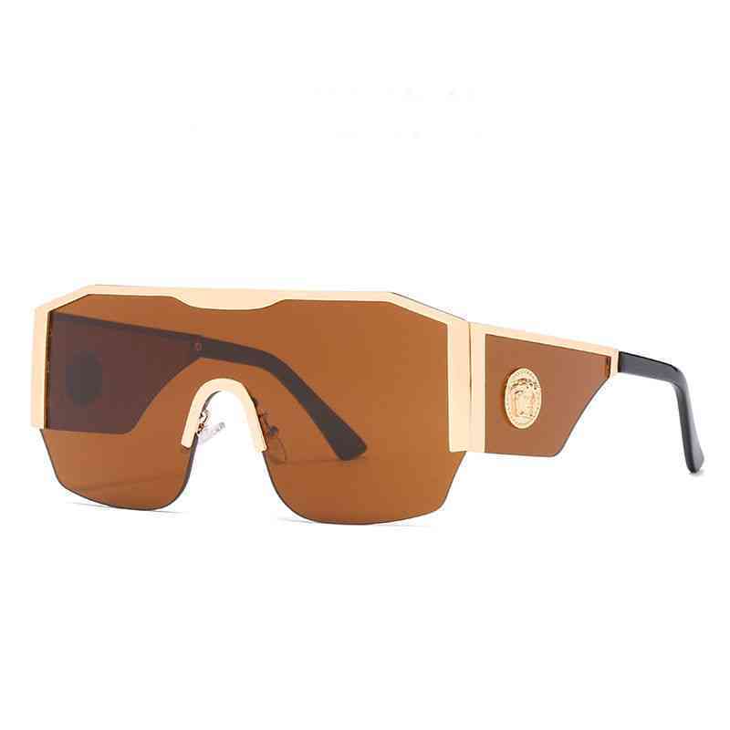 

Designer Medussa Versage Sunglasses Cycle Luxurious Fashion Woman Mens New One Piece Vintage European American Personalized Sunglasses