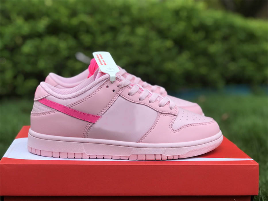 

Designer women casual shoes Low Triple Pink Skate Shoe Low Tops Skateboard Sneaker Flats Trainer DH9756-600 EU36-40, #1