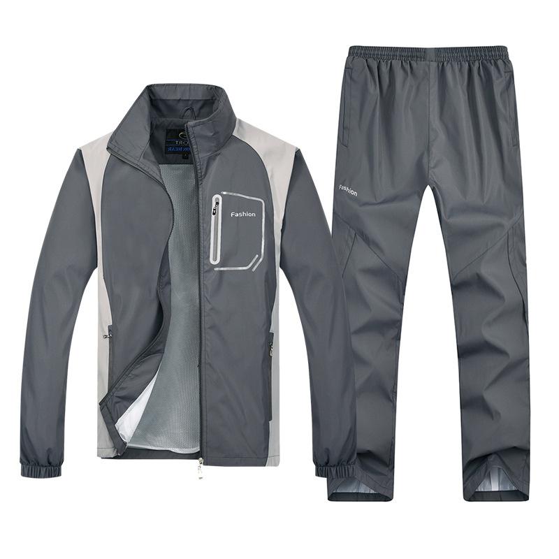 

Men's Tracksuits Men Sets 2022 Autumn Winter Men's Tracksuit Casual Jacket Pants Two Pieces Set Man Joggers Suit Asian Size 5XLMen's, Red