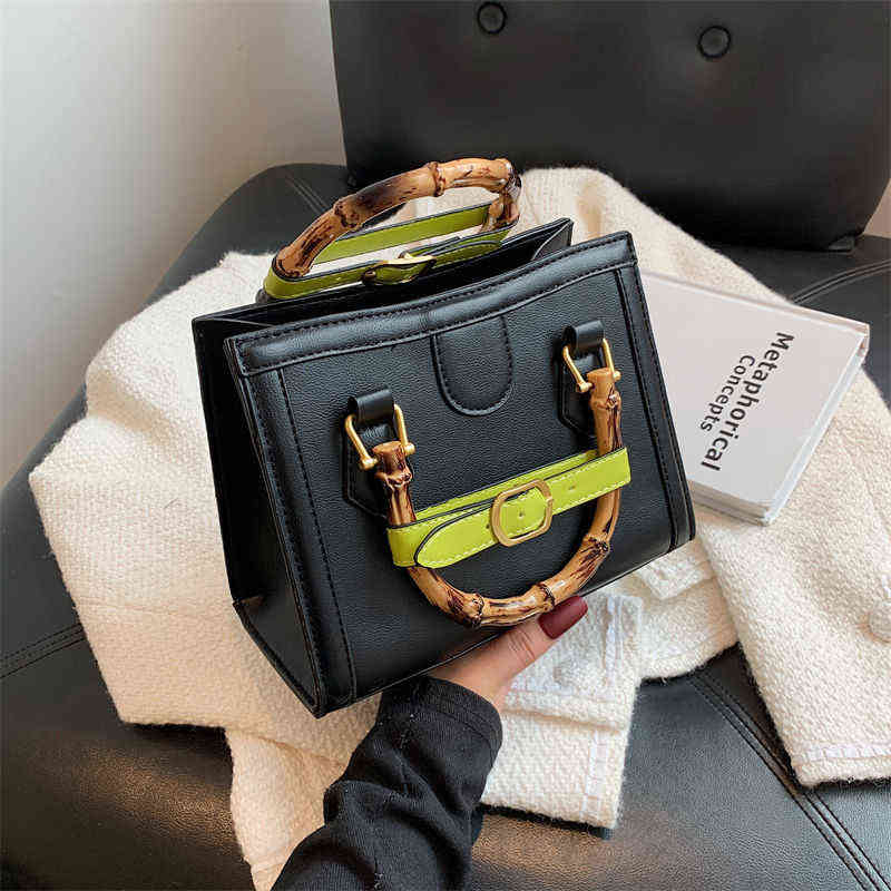

Handbag Texture bag women's bag new women's handbag style texture messenger shoulder small square bag, Black