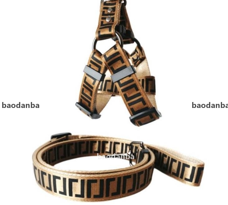 

Casual Letter Dog Collars Leashes Set Dog Leash Seat Belts Pet Collar And Pets Chain Letter Dogs Cat Supplies A